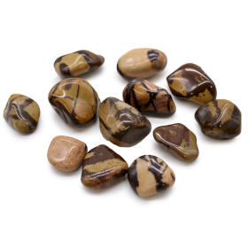 12x Piedras africanas medianas - Jasper Nguni