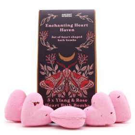 Set de Bombas de baño de Corazon - Encantador Corazón del cielo