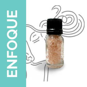 10x Sal aromatica de aromaterapia - Enfoque - Sin etiqueta