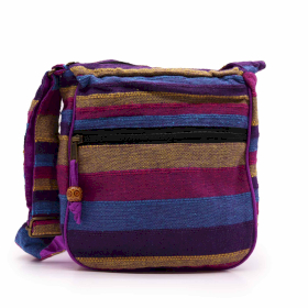 Bolso de Nepal  (correa ajustable) - Flores Silvestres