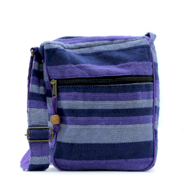 Bolso de Nepal  (correa ajustable) - Azul del Mar Profundo