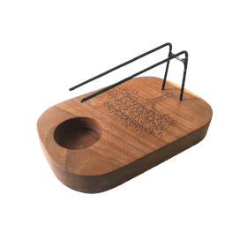 Quemador Palo Santo - Madera de Teca - Diseño Arbol de la Vida