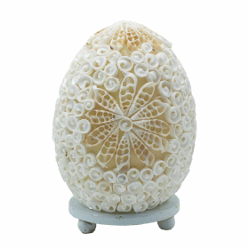 Lámpara Boho de Concha - Concha Ovalada - 15 cm
