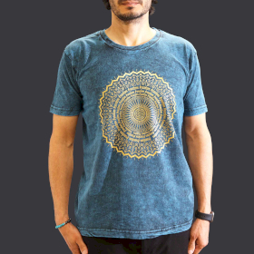 Camiseta Nomad Sari - Pequeña  - Mandala - Azul