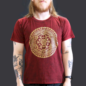 Camiseta Nomad Sari - Pequeña  - Chakra - Granate