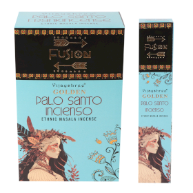12x Varillas de Incienso de Palo Santo Dorado e Incienso - 15gr