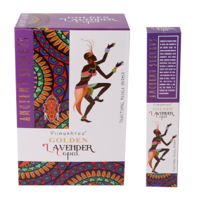 12x Incienso Copal Dorado y Lavanda 15g