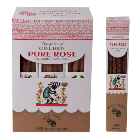 12x Varillas de Resina para Difuminar con Rosa pura Dorada 30g, 6 unidades)