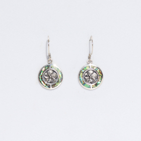 Pendientes de Nácar y Plata - Frangipani