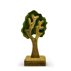 6x Decoración Bosque en Madera - Un solo árbol