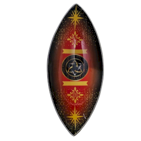 Porta incienso esmaltado - Aluminio - Triquetra Pagano