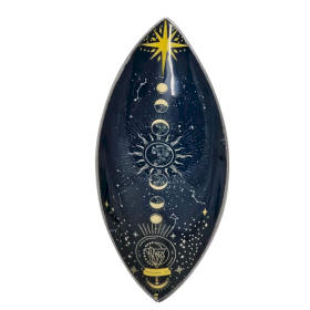 Porta incienso esmaltado - Aluminio - Fases de la Luna Zodiak
