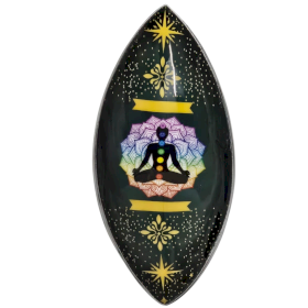 Porta incienso esmaltado - Aluminio - Buda Loto Chakra