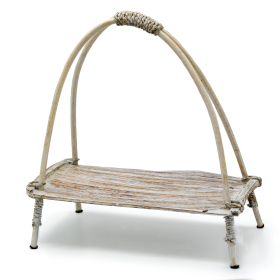Soporte para Té de Hoja de Coco - Blanqueado