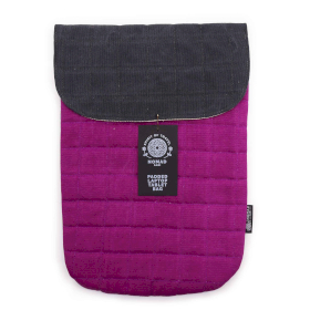 Funda Acolchada para Portátil Lavado en Piedra - Púrpura neblina
