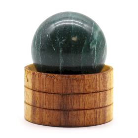 Esfera de cristal de Piedra Natural con base 40 mm  Jade indio