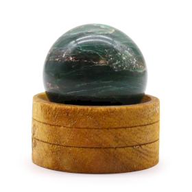 Esfera de cristal de Piedra Natural con base 50 mm - Jade indio