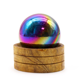 Esfera de cristal de Piedra Natural amatista con base 50 mm