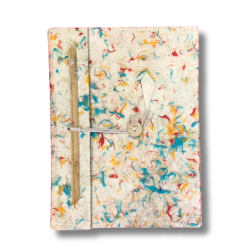 Cuaderno Grande Lokta - Algodón de Colores Mixtos