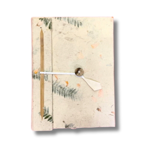 Cuaderno Grande Lokta - Flores Mixtas Lokta