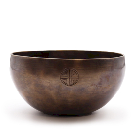 Cuenco Tibetano Indio Grande - Fases lunares - 17 cm