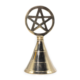 4x Campana de Altar de Latón - Pentagrama