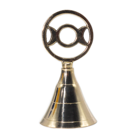4x Campana de Altar de Latón - Tres Lunas