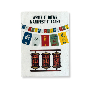 Cuaderno Grande Lokta  - Escríbelo y manifiéstalo más tarde