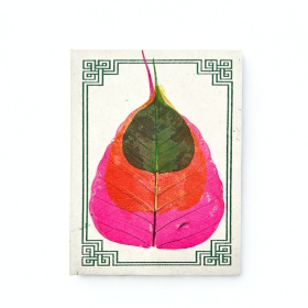 Cuaderno Grande Lokta - Hojas de Colores