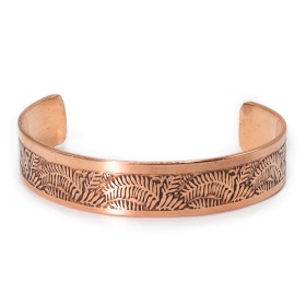 6x Pulseras de Cobre  - Grabados de Afirmaciones (surtidas)