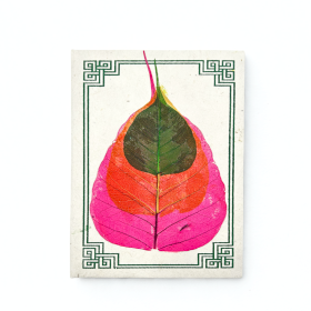 Cuaderno Mediano Lokta - Hoja de Bodhi