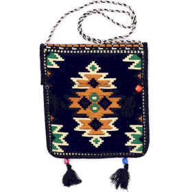 Bolso Kilim - Azul Oscuro