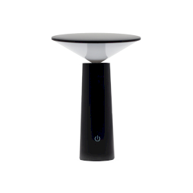 Lámpara Táctil - Forma de Hongo NegrO - Ajustable - Luz de patrón - USB (C) - Recargable (2000 vatios)