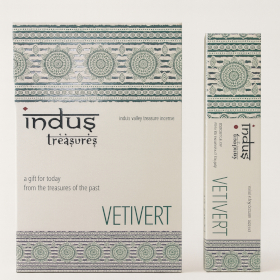 12x Inciensos Tesoros Indus - Vetiver - 15 g