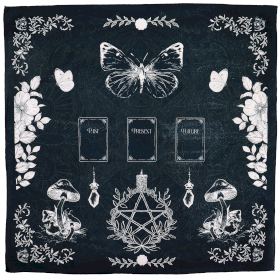 Mantel para Lectura de Tarot - Bruja antigua (75 x 75 cm)