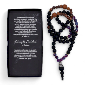 Collar Esencia de Volcán - Abrazar el Lado Oscuro
