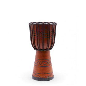 Tambor Djembe Pro Mediano - Ritmo de la Libertad (agudo) - 40cm (18cm de diámetro)