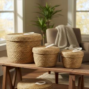 Venta al por mayor de cestas de hoja de platano