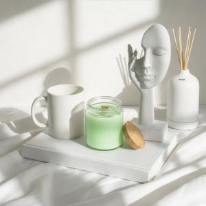 Venta al por mayor de velas de cera de soja