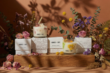 Proveedor de Velas de Cera de Soja Botánicas de Agnes & Cat 