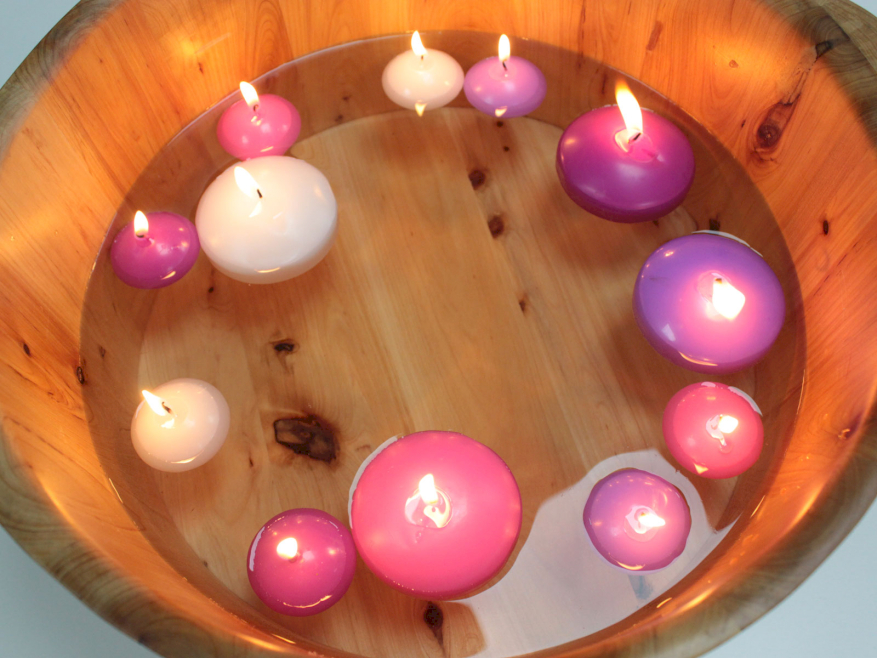 velas flotantes velas de decoración