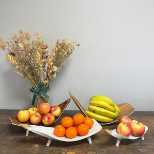Mayorista de Juego de Frutero Hoja de Coco