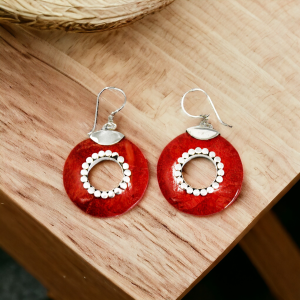 Mayorista de pendientes de plata y coral