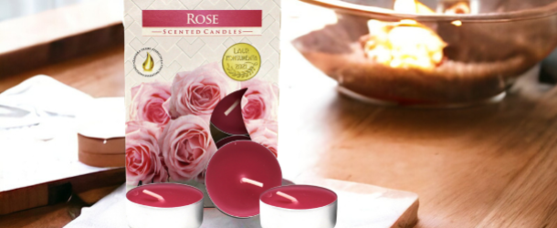Velas de rosas al por mayor