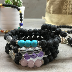 Reventa de pulseras de piedra de  lava