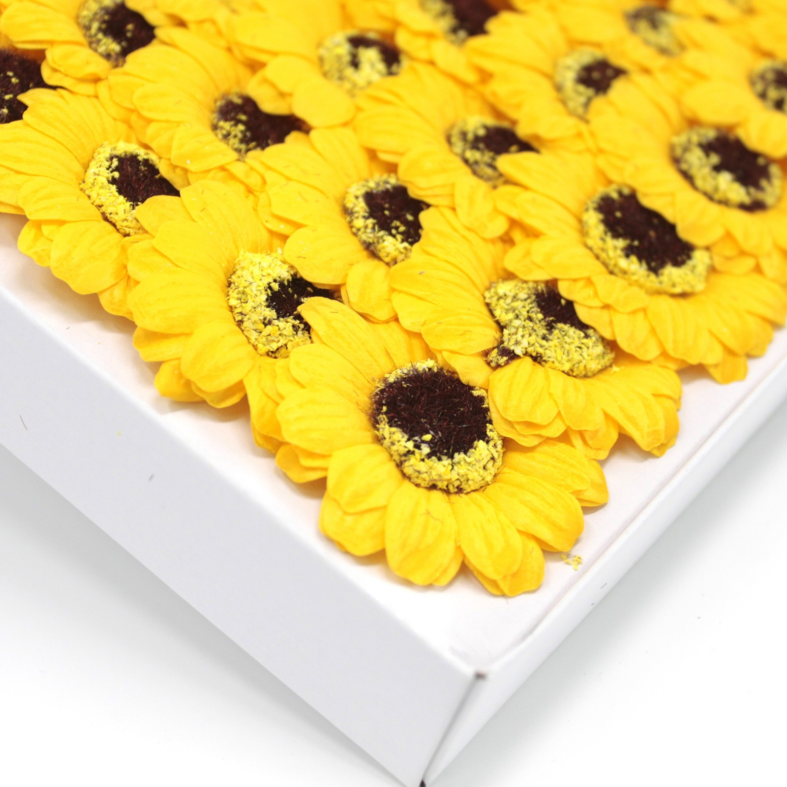 Flores girasol manualidades deco mediana - amarillo - AW Artisan